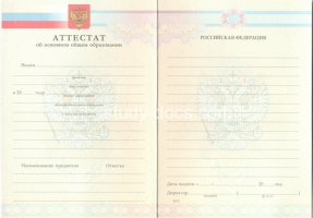 Аттестат за 9 класс 2007-2010 в Одинцово